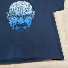 Breaking Bad Heisenberg Size 2XL Xxl Black Graphic Tee T-Shirt Y2K Faded