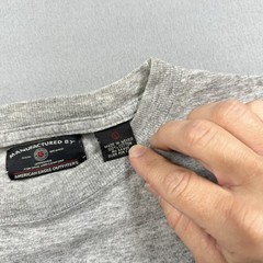Vintage American Eagle Outfitters Shirt Mens Large Gray Pocket Tee Logo 90s