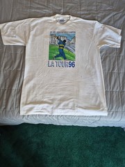Vintage World Cup Cricket Champions Sri Lanka XL LA TOUR 96 Signatures On Back