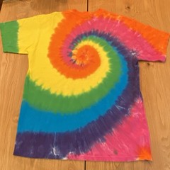 Grateful Dead Spiral Bears Liquid Blue GDB T-Shirt Adult XL Tie Dye 90s Style