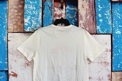 Unisex Old Navy T-Shirt Budweiser Graphic Tee Crew Neck MEDIUM Sea Salt NEW