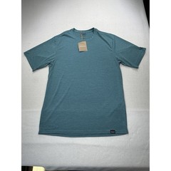 Patagonia Men’s Capilene Cool Daily Shirt Wetland Blue Small NWT *hole See Photo