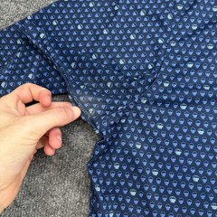Peter Millar Summer Comfort Polo Shirt Men’s XL Navy Blue Skull Print Golf