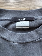 Ksubi Pocket T-Shirt Men’s XL Gray Made in Portugal Drawstring Hem Cotton Tee