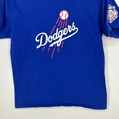 Fanatics Mens Los Angeles Dodgers MLB Graphic T-Shirt Royal Blue Size Medium
