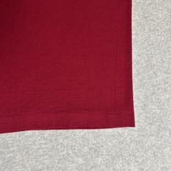 Vintage Fruit of the Loom Best Maroon Red Plain Blank 50/50 Blend T-Shirt Large