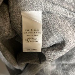 Rag & Bone Unisex T-Shirt Size M Gray Short Sleeve U-Neck