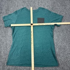 The North Face Shirt Mens XL Green Contrast Pocket Tagless Slim Fit Tee Crewneck