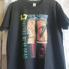 Retro L7 Band Short Sleeve Unisex Collection Black All Size Shirt