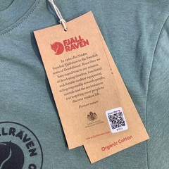 Fjallraven 1960 Logo T-shirt Patina Green Organic Cotton Tee Mens Size M NWT