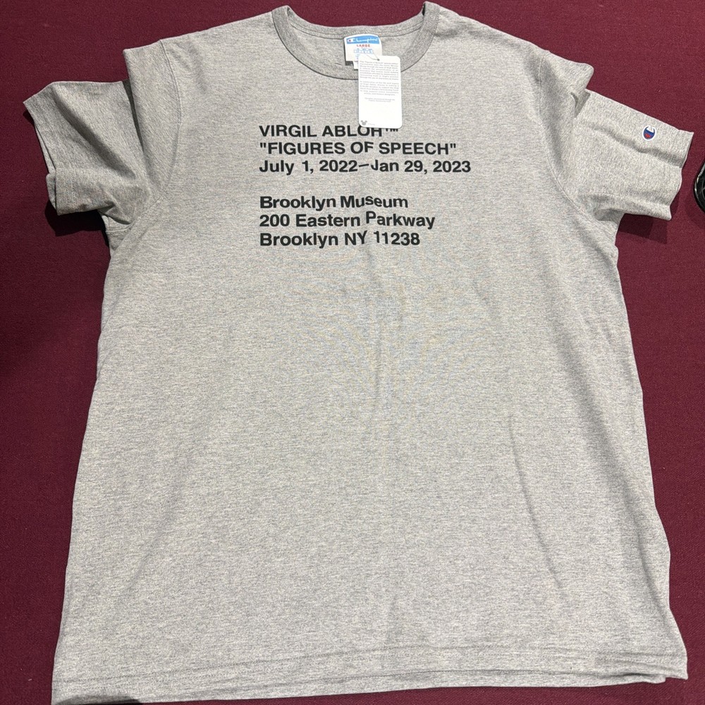 Virgil Abloh x Disney x Brooklyn Museum – Figures Of Speech (Grey) Size Large