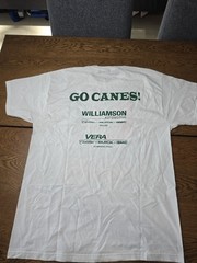 Miami Hurricanes Basketball 2013 ACC Regular Season Champions Tshirt XL