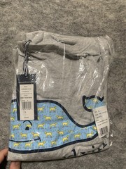 Vineyard Vines Men’s Golden Retriever Dog Whale Gray T-Shirt Size Large NEW NIP