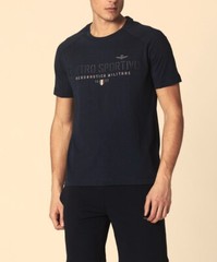 AERONAUTICA MILITARY Men’s 241TS2207J634 08347 Short Sleeve T-Shirt Blue