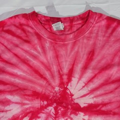 Red Spiral Tie Dye T-shirt Adult Large 100% Heavy Cotton Hippie 70’s New