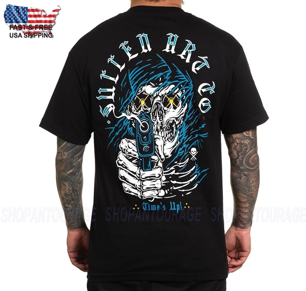 Sullen Art Collective Times Up Standard Fit SCM6086 Short Sleeve Men`s T-shirt