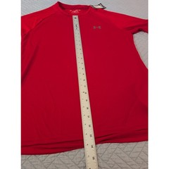 NWT Under Armour UA Tech 2.0 Men’s Red Short Sleeve Shirt (0927)