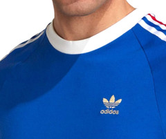 NEW MENS ADIDAS ORIGINALS 3-STRIPES CALIFORNIA TREFOIL TEE SHIRT ~ LARGE HK7418
