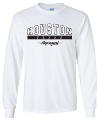 Houston Texas State T-Shirt Long Sleeve Graphic Tees Unisex Apparel