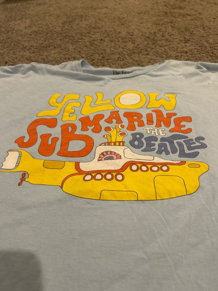 The Beatles Officially License T Shirt (2XL) Yellow Submarine