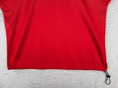 Easton Shirt Adult Large Red 1/4 Zip Baseball Sport Warmup Waist Drawstring