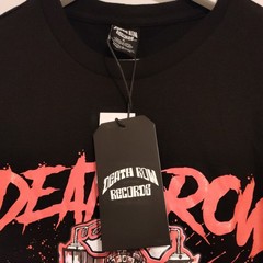 Death Row Records Hip Hop T Shirt Mens Small Black Crew Tee Graphic NWT