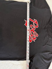 Polo Ralph Lauren Black Logo T-Shirt XL Red Spellout Graphic Tee