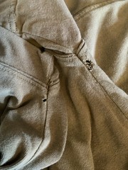 Allsaints Kyan Vintage Wash Organic Cotton Ribbed Collar S/S Crewneck T-Shirt SM