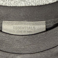 Fear of God Essentials T-Shirt Black Boxy Logo Graphic Tee Mens
