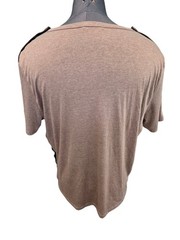 Rotator Cuff Surgery Short Sleeve Snap Up Seams Shirt Lot Of 2 2XL Brown & Blue
