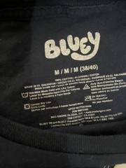 Mad Engine Bluey WhaddUp Party People Bandit Bluey & Bingo Navy Men’s Medium New