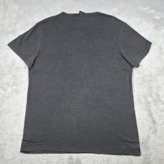 G Star Raw Logo T Shirt Charcoal Grey Marl Graphic Crew Neck Casual Large L