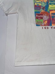 VINTAGE ANDY WARHOL CAMPBELL’S POP ART T SHIRT M – ROY LICHTENSTEIN KEITH HARING
