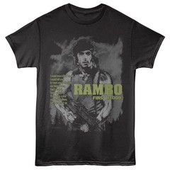 Rambo Let It Go Men’s T Shirt