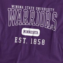 Winona State University Adult T-Shirt Est. Date, Purple, S-4XL
