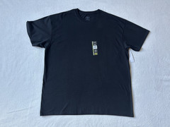 Athletic Works Men’s Black Short Sleeve Cotton T-Shirt Size XL (46-48) NEW