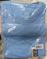 Pack of 2 Men’s Large T- Shirts, Ultramarine Blue. New. Brand: George.