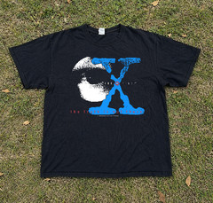 X-Files The Truth Is Out There Charcoal T-Shirt, Reprint, S-5XL