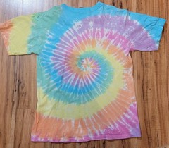 LIQUID BLUE GRATEFUL DEAD SPIRAL BEARS TIE DYE S Small TSHIRT T-shirt 1995 VTG