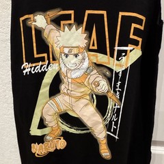 Ripple Junction Naruto Sleeveless Graphic Tee Black Men’s L/G 100% Cotton