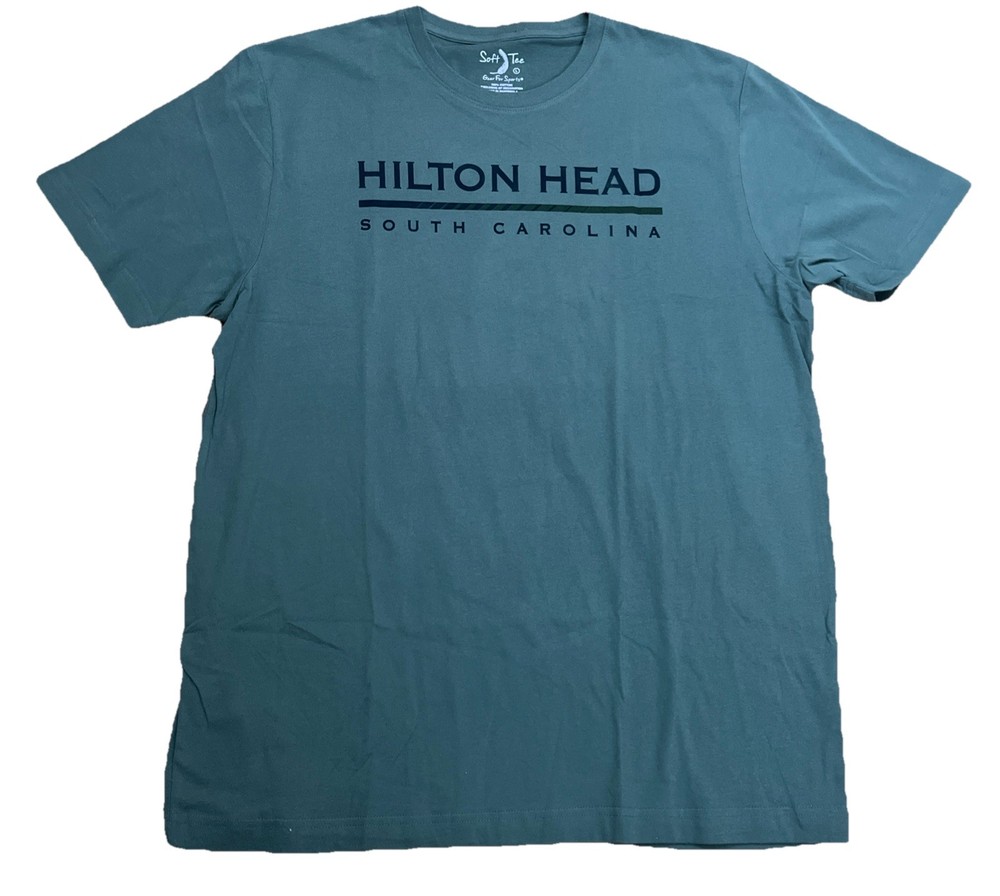 Gear For Sports Mens Hilton Head South Carolina Tee Shirt Green size Large
