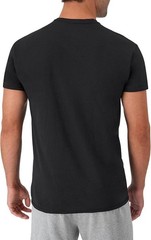 Hanes T-Shirt, 7-Pack, Moisture-Wicking T-Shirt Undershirts, Black – 7 Pack