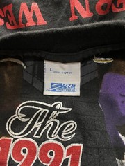 1991 NBA Finals Bulls and Lakers Salem Sportswear Grail Tee -Size Large