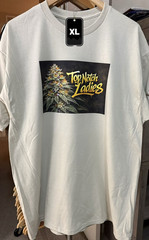 Top Notch Ladies Men’s Graphic Print T-Shirt Cotton Jersey White Black Gray Navy
