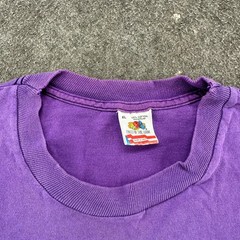VINTAGE Monterey California Shirt Mens XL Purple Sun Faded Shells Starfish 90s