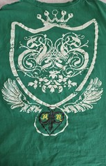 Vintage Ablanche Graphic T-Shirt Green Y2K MMA Spade Lion Brass Knuckles Mens 3X