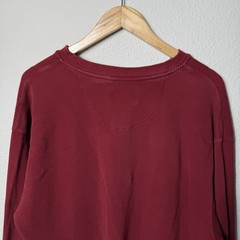 Men’s Long Sleeve Thermal Henley Size XL Cotton Heavyweight Knit RedHead Outdoor