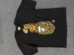 BAPE Baby Milo Leopard Print Black T-Shirt Unsex| BAPE