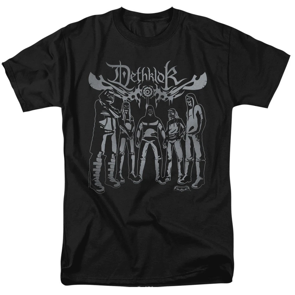 Metalocalypse Dethklok Band Adult Unisex Black T Shirt Size S-5XL