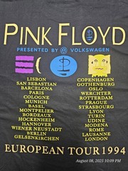 Pink Floyd European Tour 1994 Rock Band XL Shirt Black Front And Back Print NWT